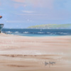 Tide’s Edge by Allan Morgan, original painting, detail