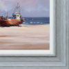 Resting Boat by Allan Morgan, original painting, detail