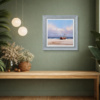 Resting Boat by Allan Morgan, original painting, in room