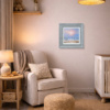 Quiet Shore by Allan Morgan, original painting, in room