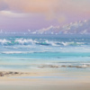 Distant Headland by Allan Morgan, original painting, detail