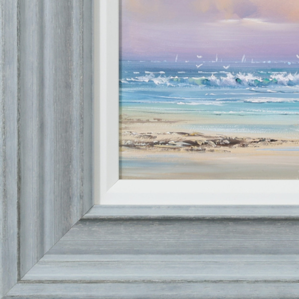 Distant Headland by Allan Morgan, original painting, detail