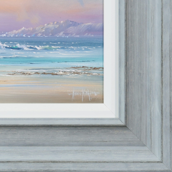 Distant Headland by Allan Morgan, original painting, detail