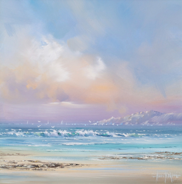Distant Headland by Allan Morgan, original painting