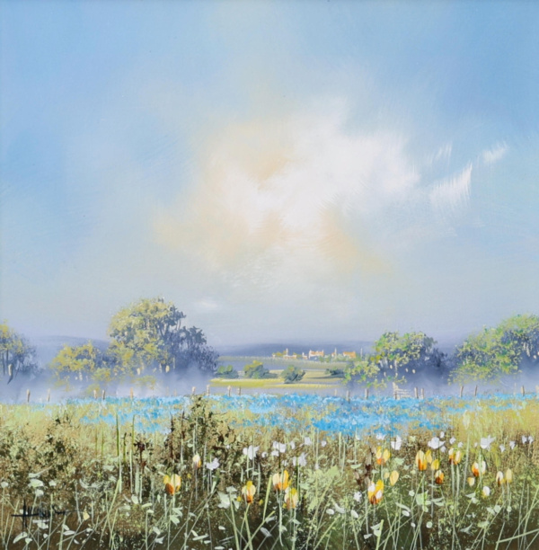 Open Meadow by Allan Morgan, original painting