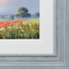 Poppies In Bloom by Allan Morgan, original painting, detail