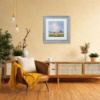 Poppies In Bloom by Allan Morgan, original painting, in room