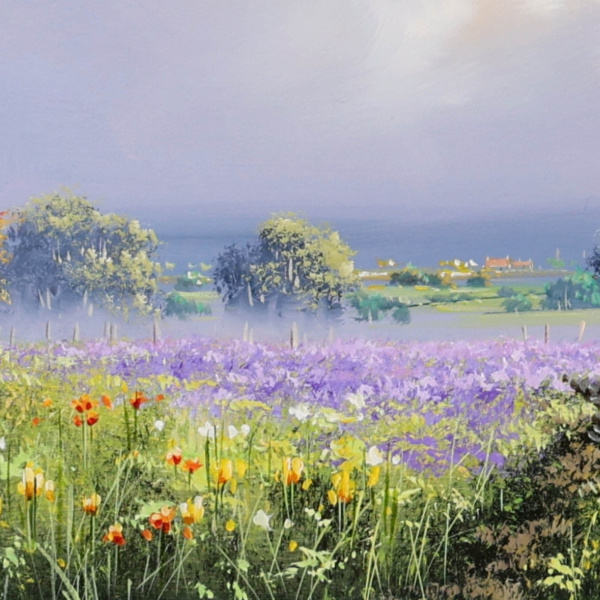 Light Beyond by Allan Morgan, original painting, detail