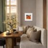 Autumn Furrows II by Michael Morgan, limited edition print, in room