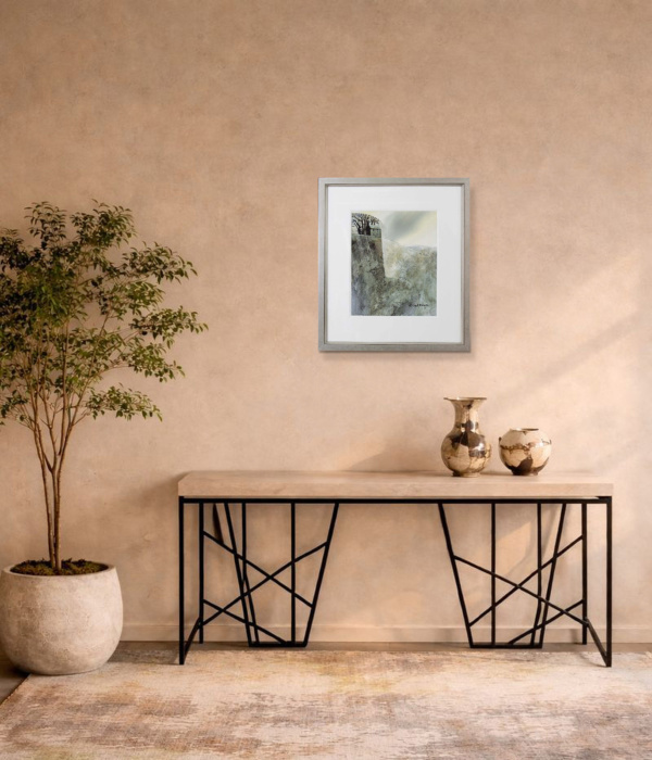 Cliffside Cottage (Oversize) by Michael Morgan, limited edition print, in room