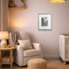 Cliffside Cottage by Michael Morgan, limited edition print, in room