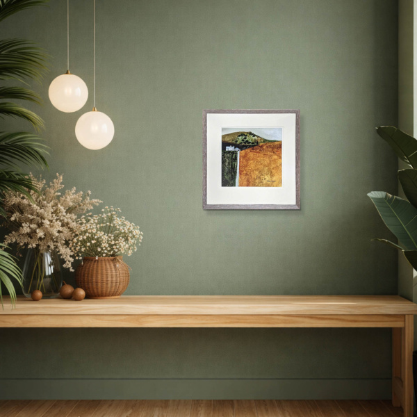 Cottage On The Ridge by Michael Morgan, limited edition print, in room