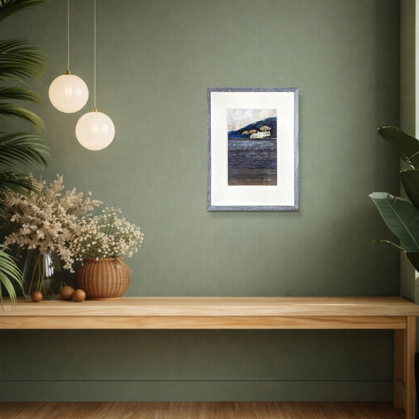 Flood Waters by Michael Morgan, limited edition print, in room