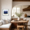 Bamburgh Castle by Michael Morgan, limited edition print, in room