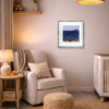 Bamburgh Castle by Michael Morgan, limited edition print, in room