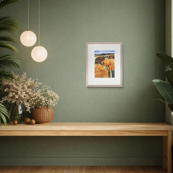 Outside Florence by Michael Morgan, limited edition print, in room