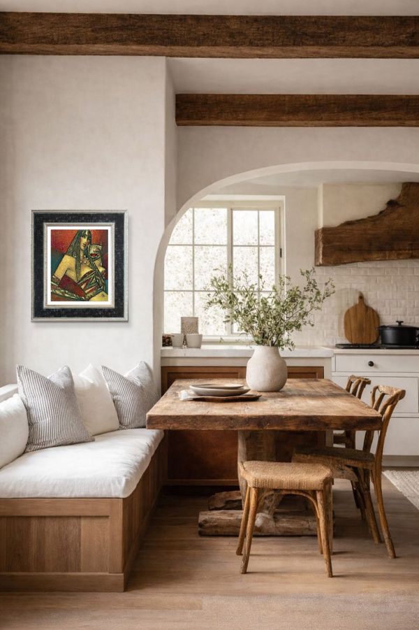 Pinot Noir by Andrei Protsouk, limited edition print, in room