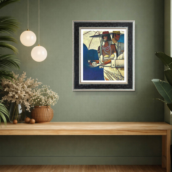 Paradise Lattè by Andrei Protsouk, limited edition print, in room