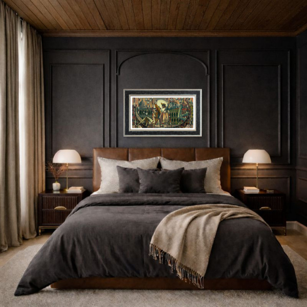 Love in Venice by Andrei Protsouk, limited edition print, in room