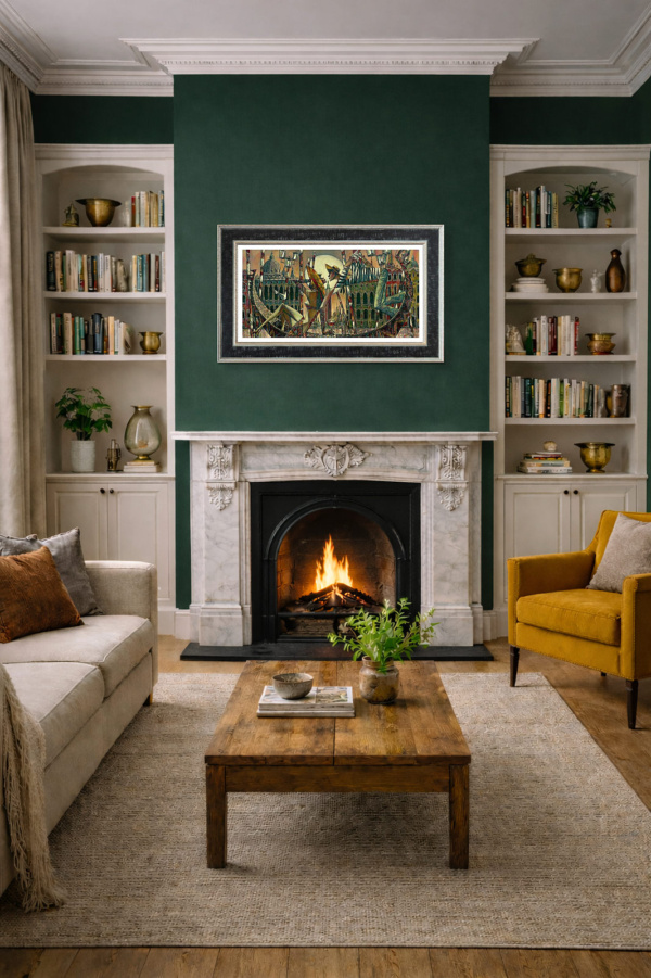 Love in Venice by Andrei Protsouk, limited edition print, in room