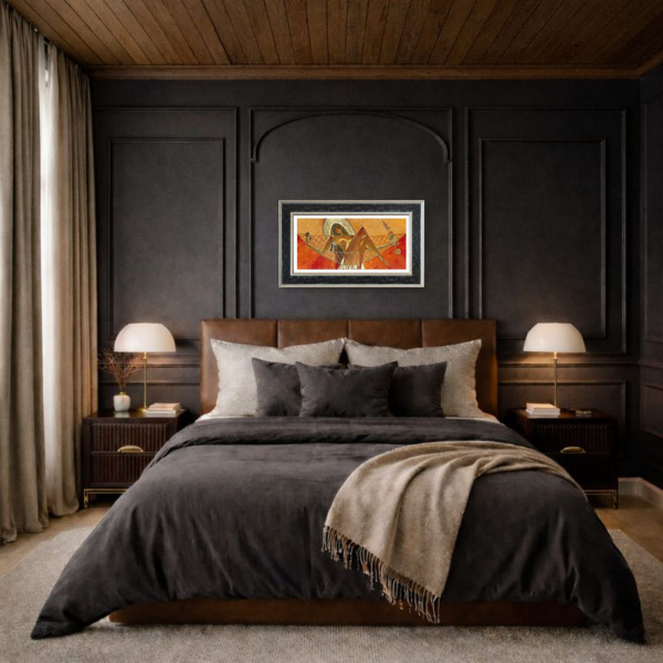 Inter-nets by Andrei Protsouk, limited edition print, in room