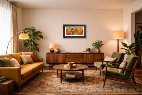 Inter-nets by Andrei Protsouk, limited edition print, in room