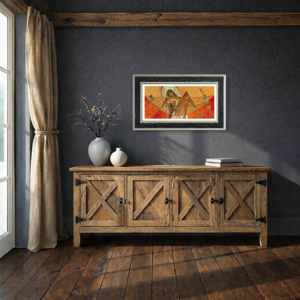 Inter-nets by Andrei Protsouk, limited edition print, in room