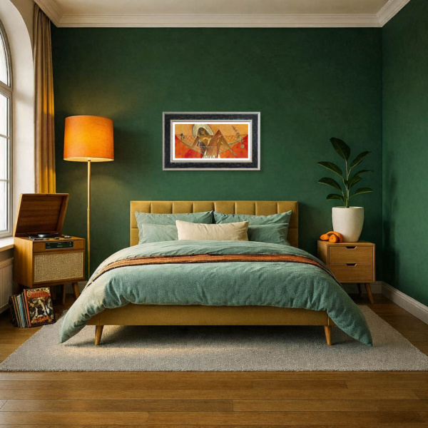 Inter-nets by Andrei Protsouk, limited edition print, in room
