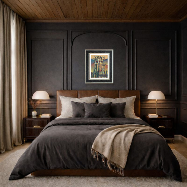 Big Ben Champagne by Andrei Protsouk, limited edition print, in room