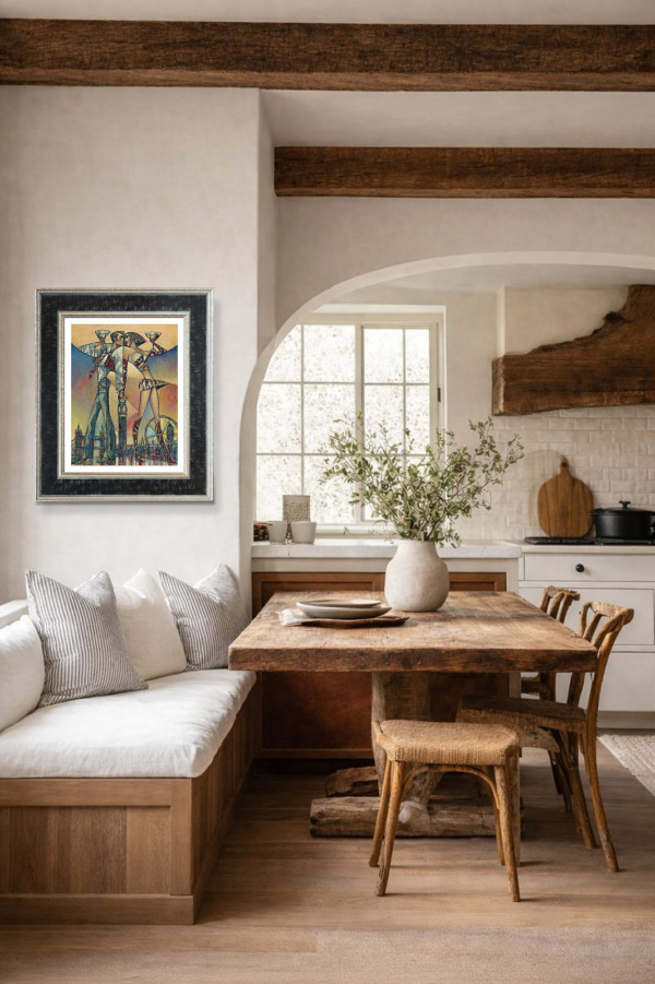 Big Ben Champagne by Andrei Protsouk, limited edition print, in room