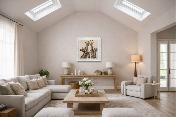 High Five by Amy Louise, limited edition print, in room