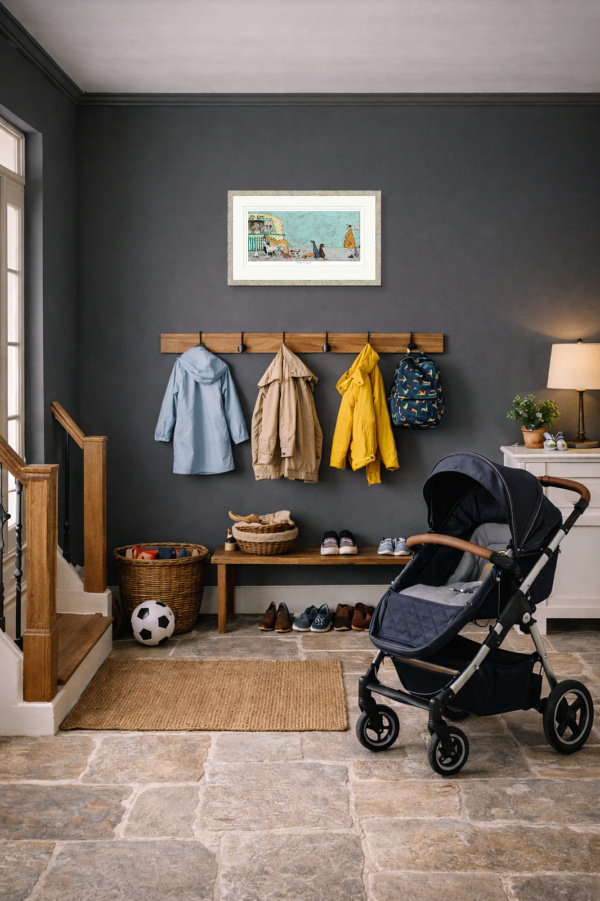 Waiting For Mr Cool by Sam Toft, limited edition print, in room