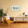 Waiting For Mr Cool by Sam Toft, limited edition print, in room