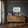 Waiting For Mr Cool by Sam Toft, limited edition print, in room