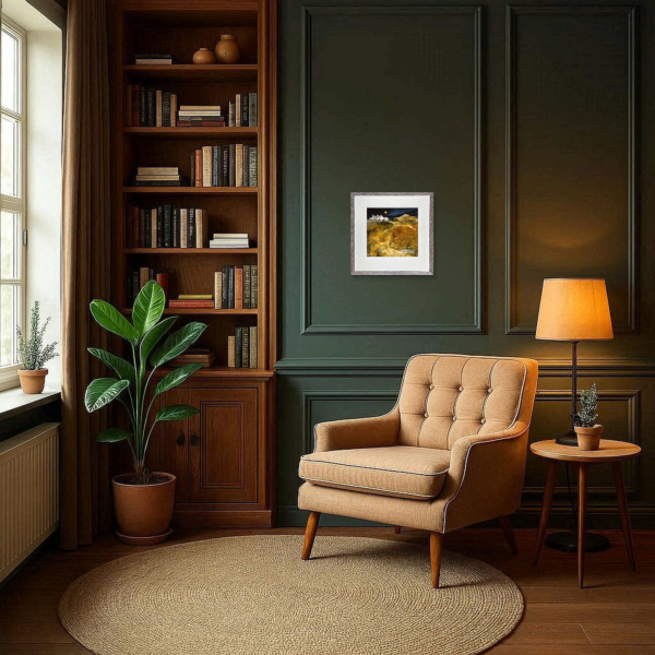Night Sky by Michael Morgan, limited edition print, in room