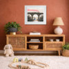 Love Train by Michael Abrams, limited edition print, in room