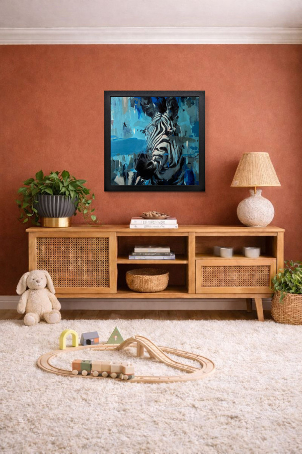 Aurora by Frank Pretorius, limited edition print, in room