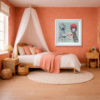 Fun in the Tub by Amy Louise, limited edition print, in room