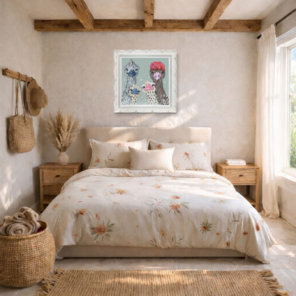 Fun in the Tub by Amy Louise, limited edition print, in room