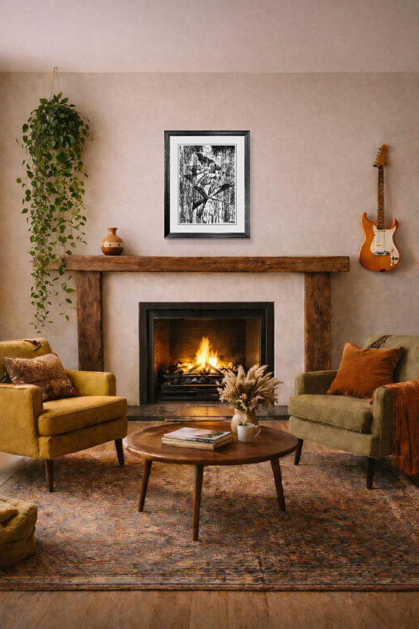 Avenue of the Hearts by Andrei Protsouk, limited edition print, in room