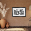 Love in Venice Sketch by Andrei Protsouk, limited edition print, in room