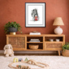 Chimps and Gravy by Scott Tetlow, limited edition print, in room
