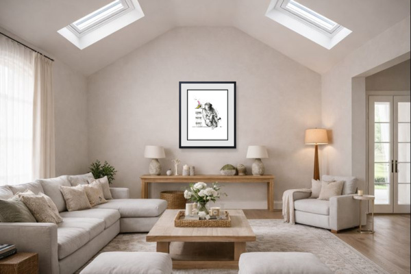 Iconic Trophy Object by Scott Tetlow, limited edition print, in room