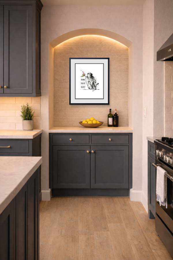 Iconic Trophy Object by Scott Tetlow, limited edition print, in room