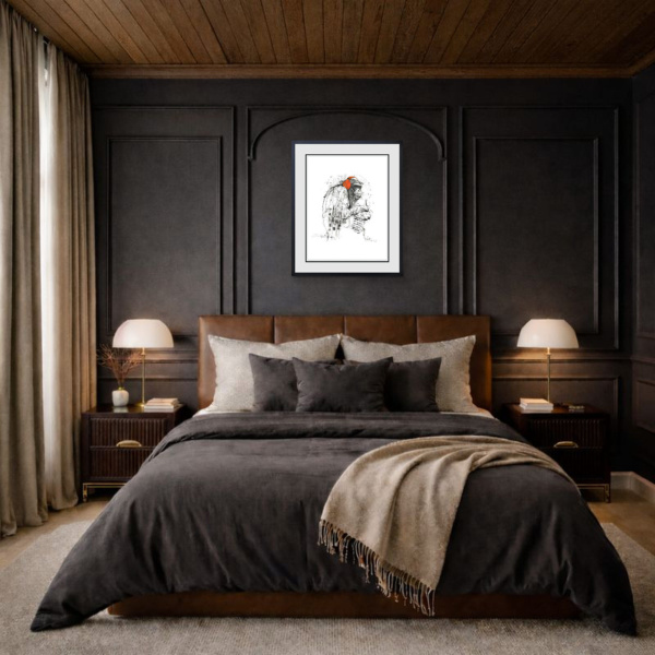 What You Imagine, You Become by Scott Tetlow, limited edition print, in room