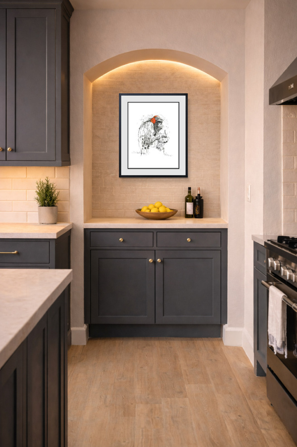 What You Imagine, You Become by Scott Tetlow, limited edition print, in room