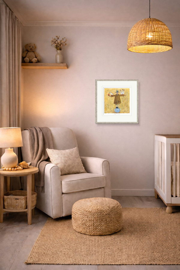 Completely Quackers by Sam Toft, limited edition print, in room