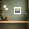 Barefoot in the Bluebells by Sam Toft, limited edition print, in room
