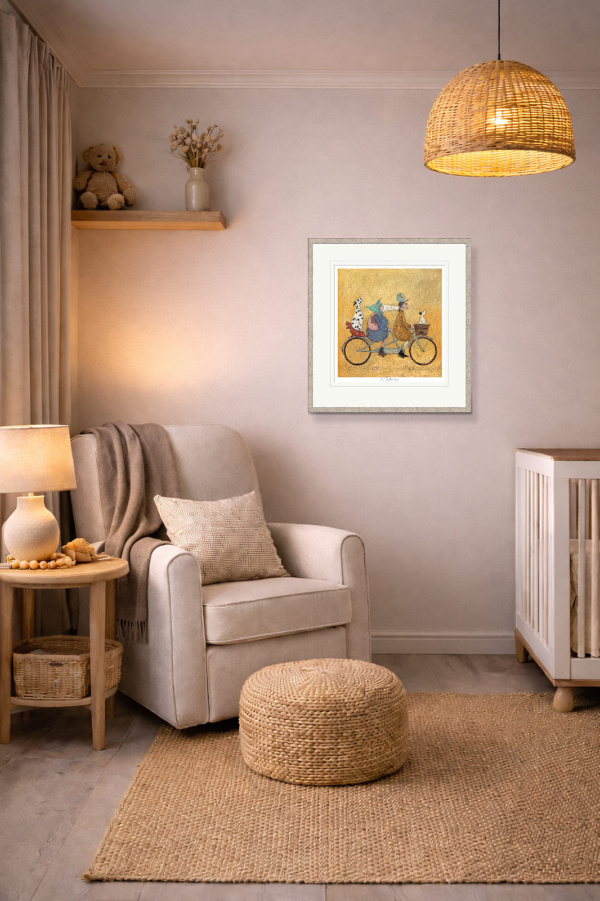 All Together Now by Sam Toft, limited edition print, in room