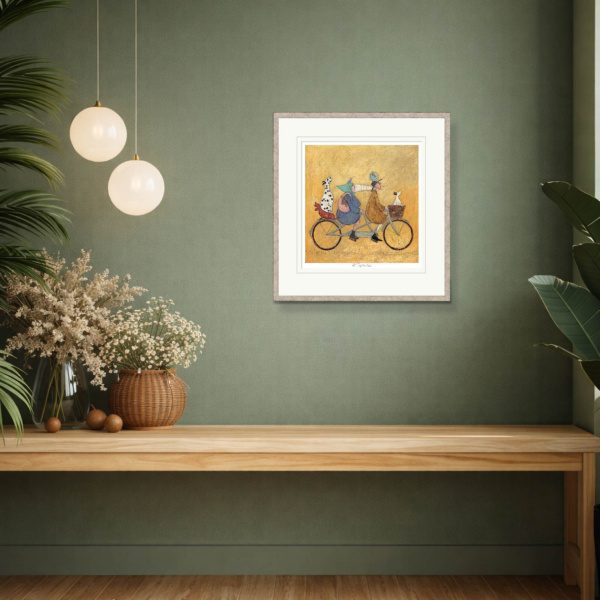 All Together Now by Sam Toft, limited edition print, in room